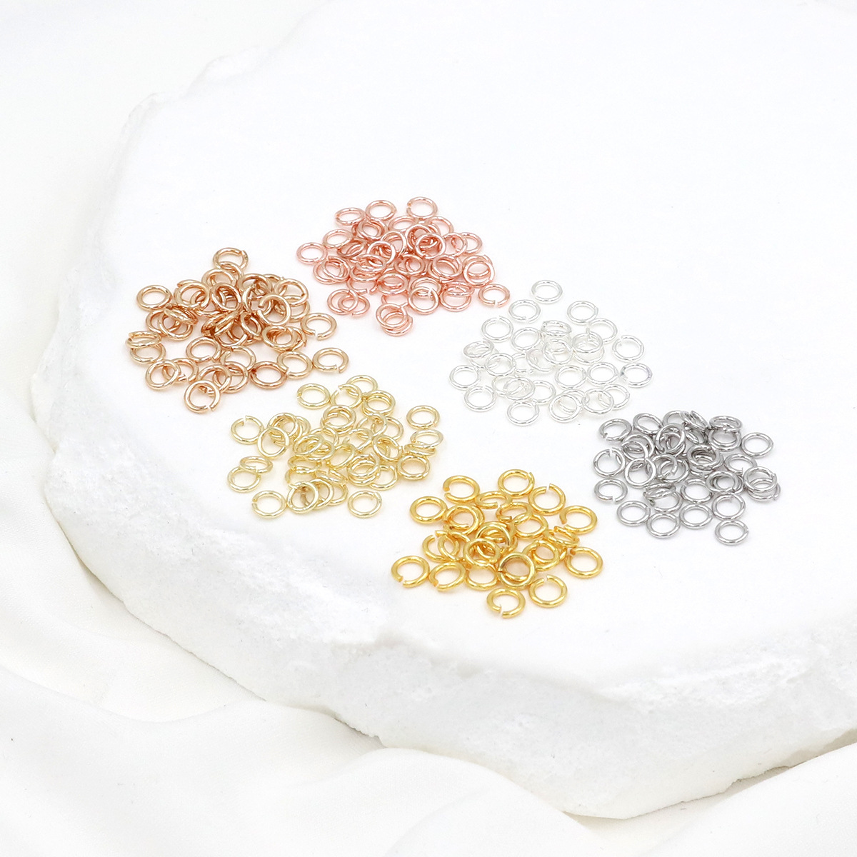 Sterling Silver Ring - 50-100 pcs/lot 3-10mm 925 Silver Jump