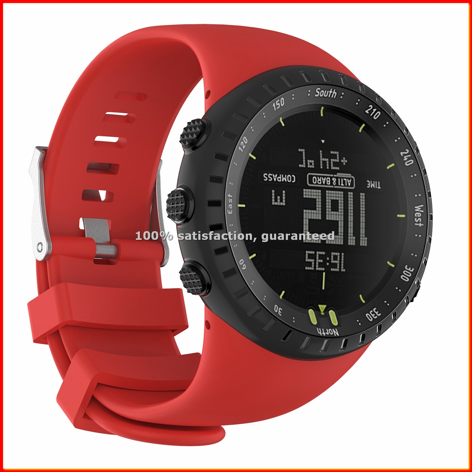 Watches & Jewelry Tsukiu - Watchband Silicone Replacement Wrist Band Strap
