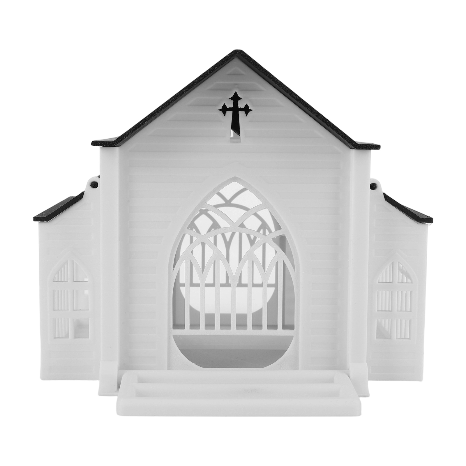 Watches & Jewelry Tsukiu - Church-Shaped Metal Bird Feeder with Light