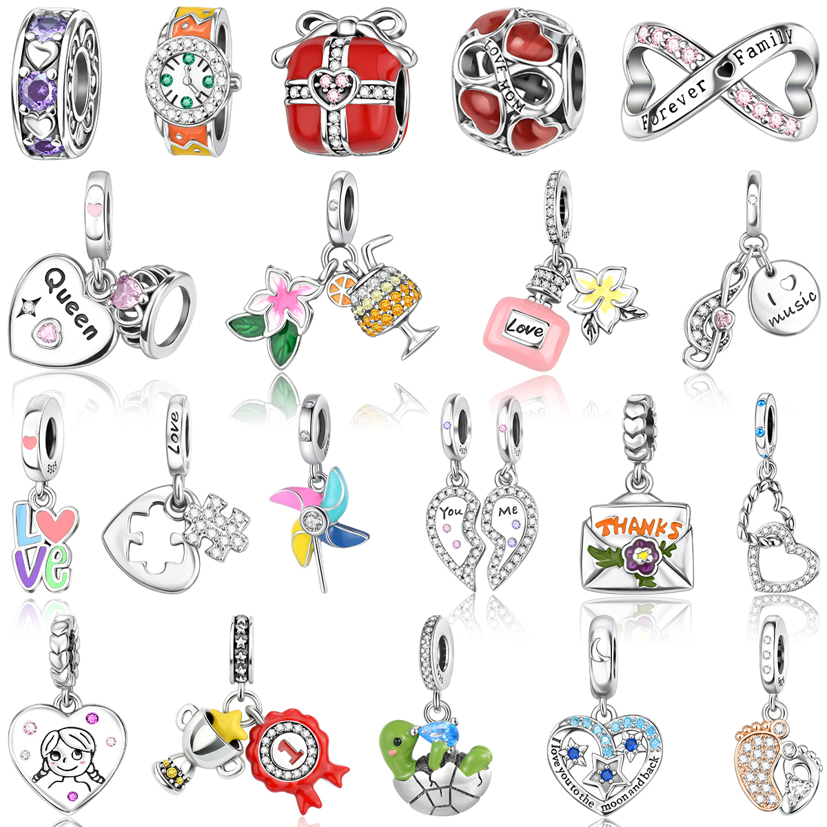 Jewelry Making Watches - 925 Sterling Silver Love Sentimental Gift
