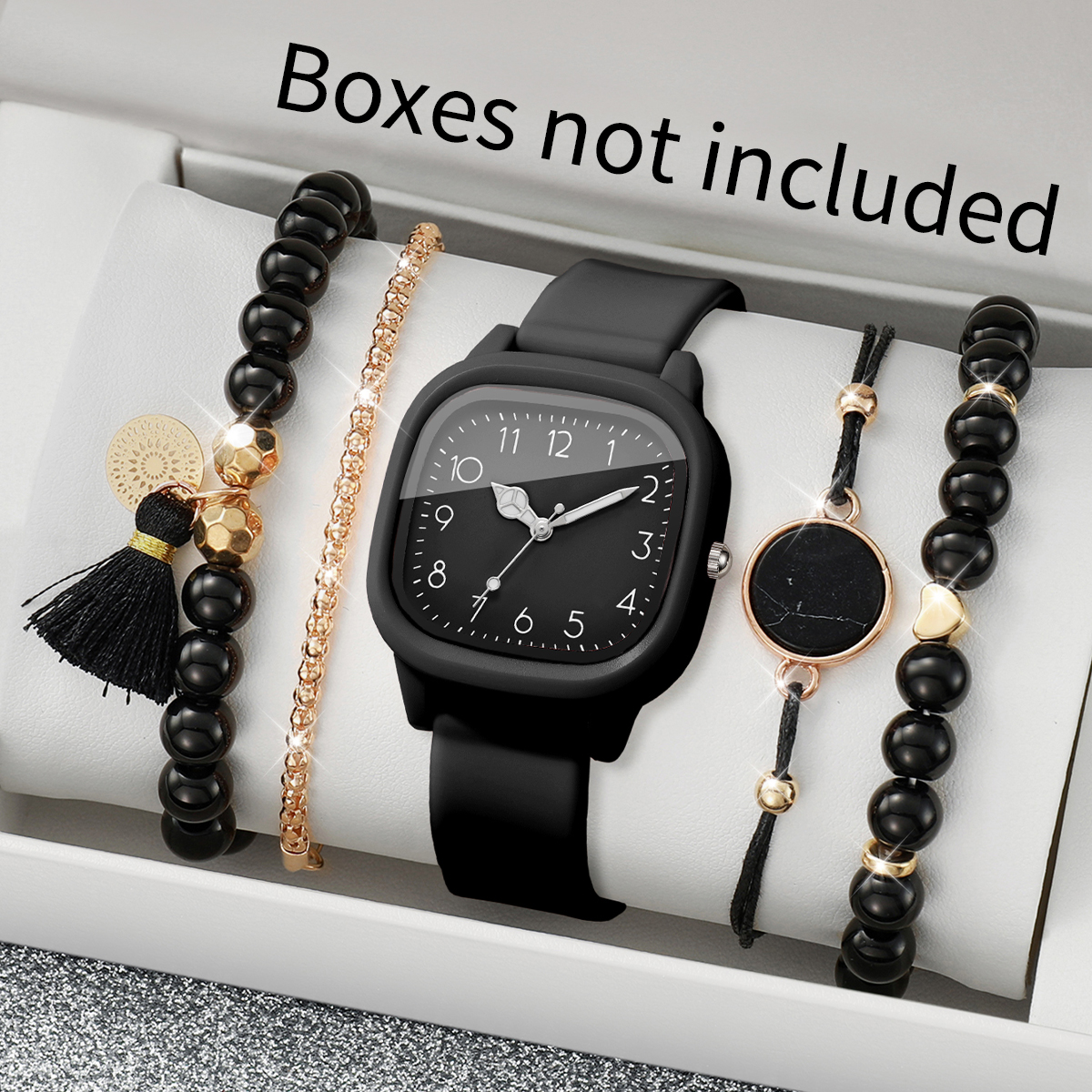 Jewelry Making Watches - 5PCS Fashion Square Women Watches Beads