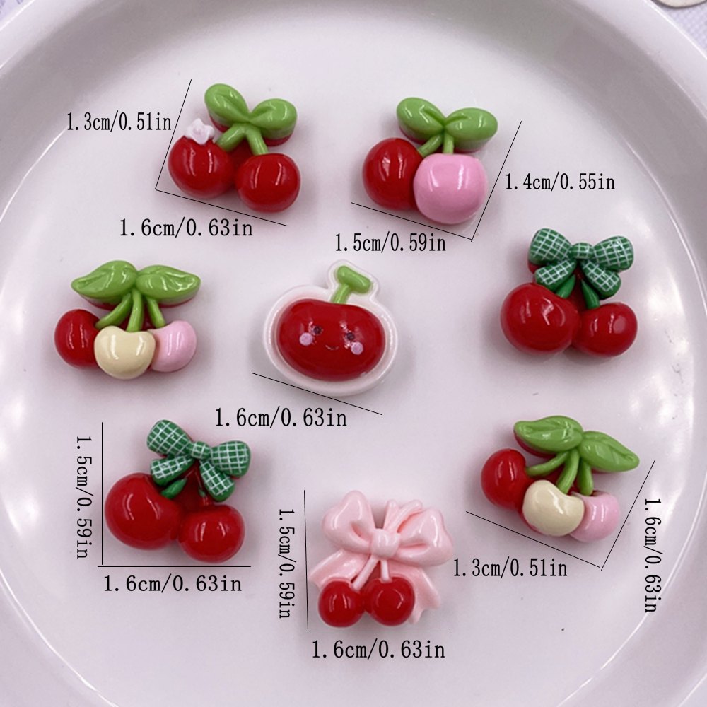 24pcs Colorful Kawaii Cartoon  - Paradise Jewelry & Watches Llc Miami Photos recensie en prijs