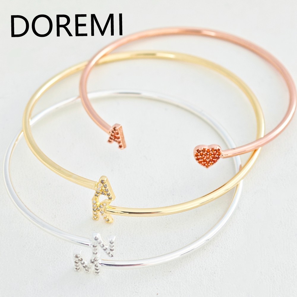 DOREMI Custom Letters Initial  - Cuff Bangle Bracelet recensie en prijs