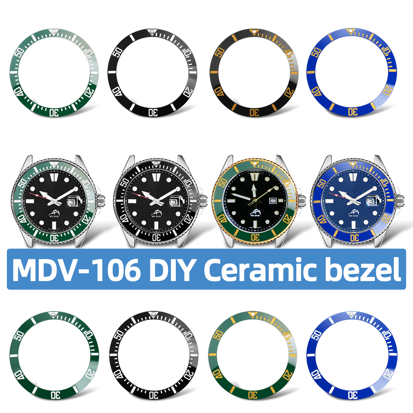 MDV-106 inclined ceramic ring  - Jewelry Making Watches recensie en prijs