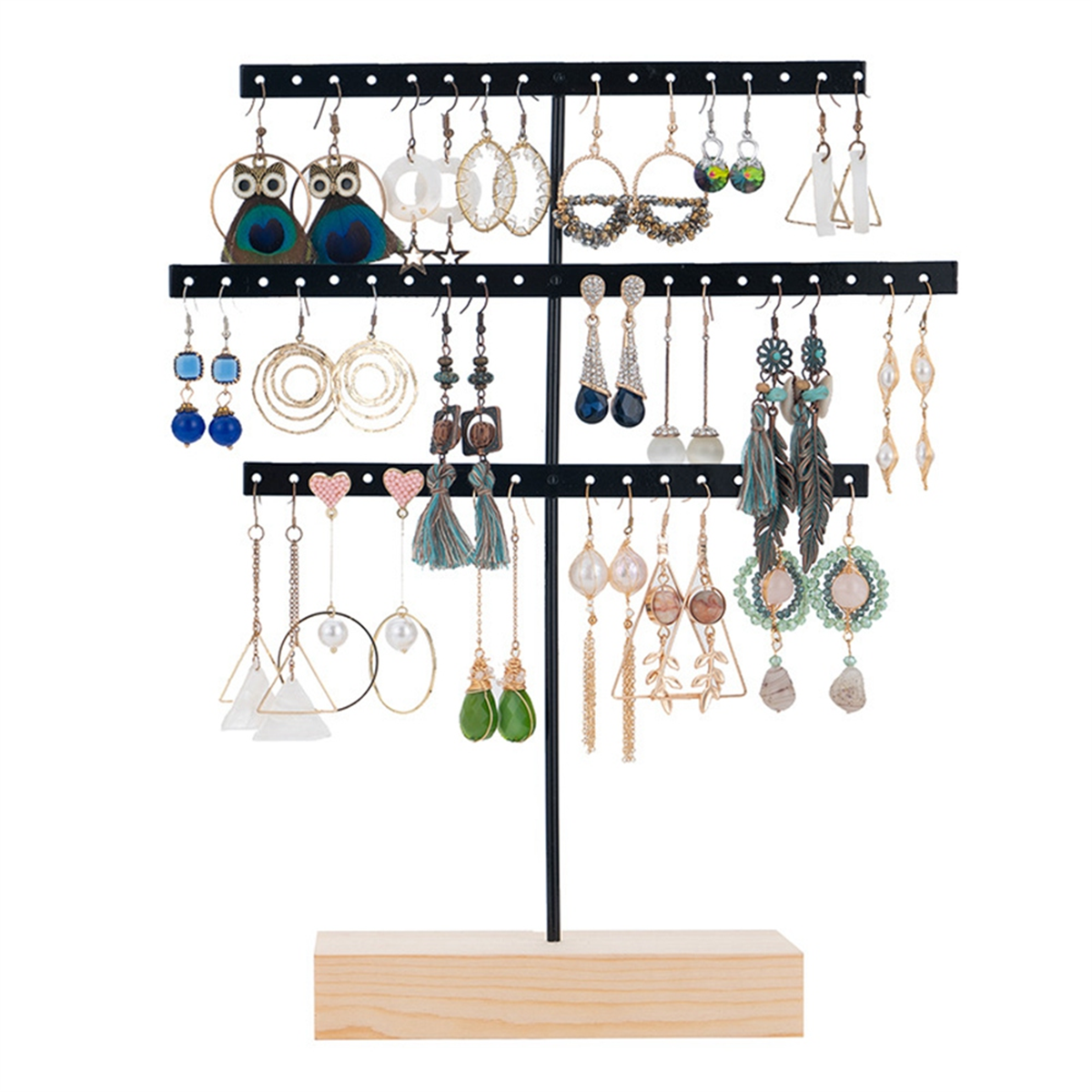 ABQR Black 3-Layer Simple Earr - Jewelry & Watches Sp Z Oo Ul Frezerów 3 recensie en prijs