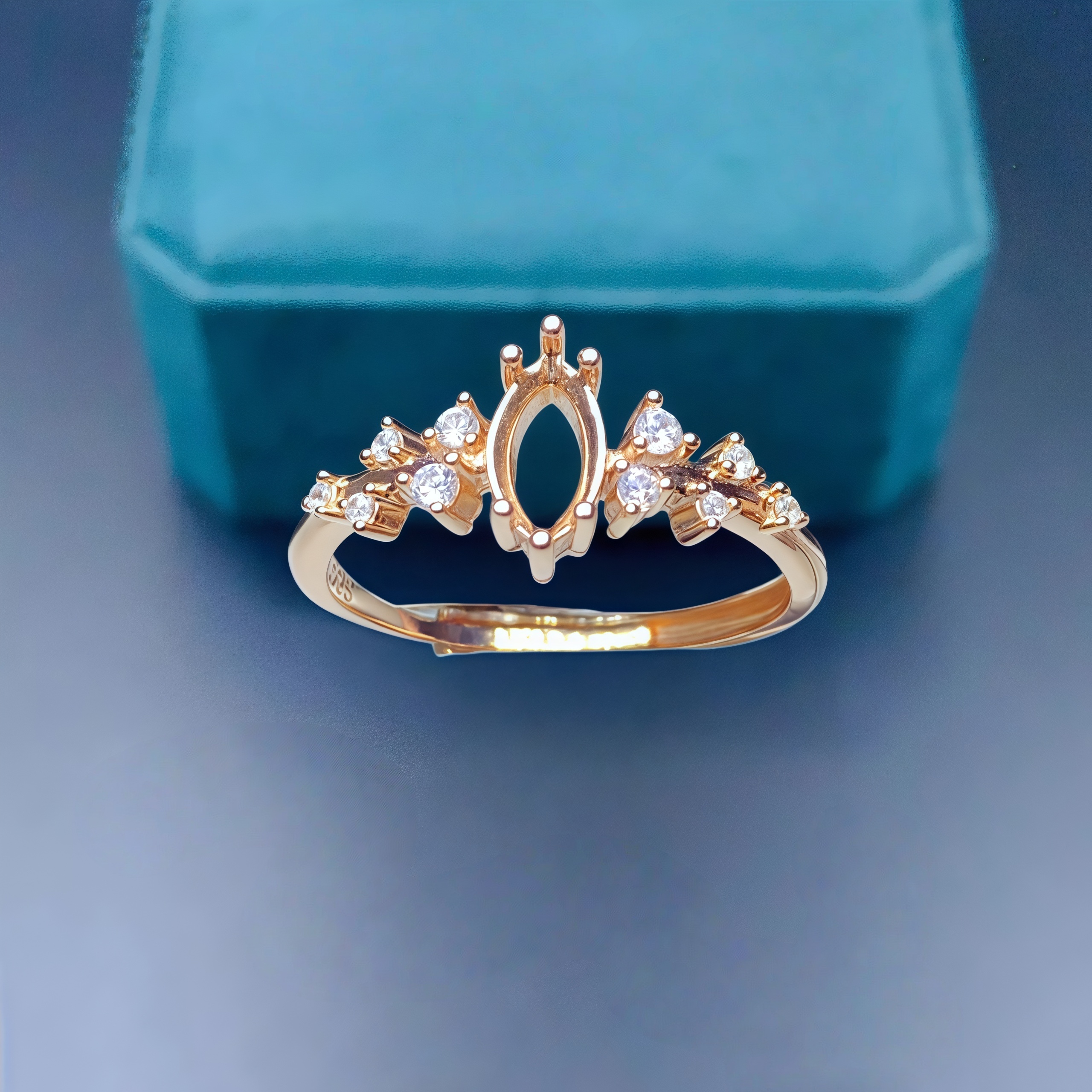 Setting 4*8mmHorse eye Shape S - Sterling Silver Ring recensie en prijs