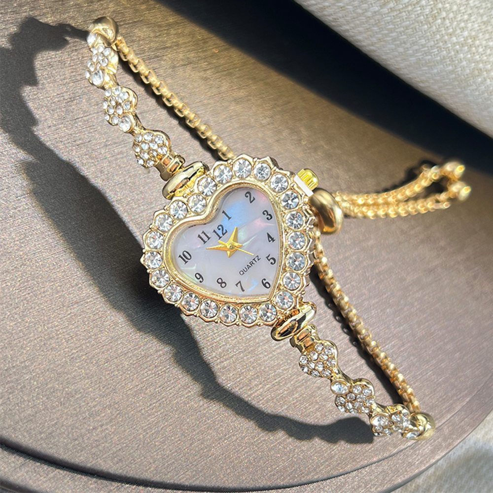New Fashion Heart-shaped Ribbo - Jewelry Diamond Watches recensie en prijs