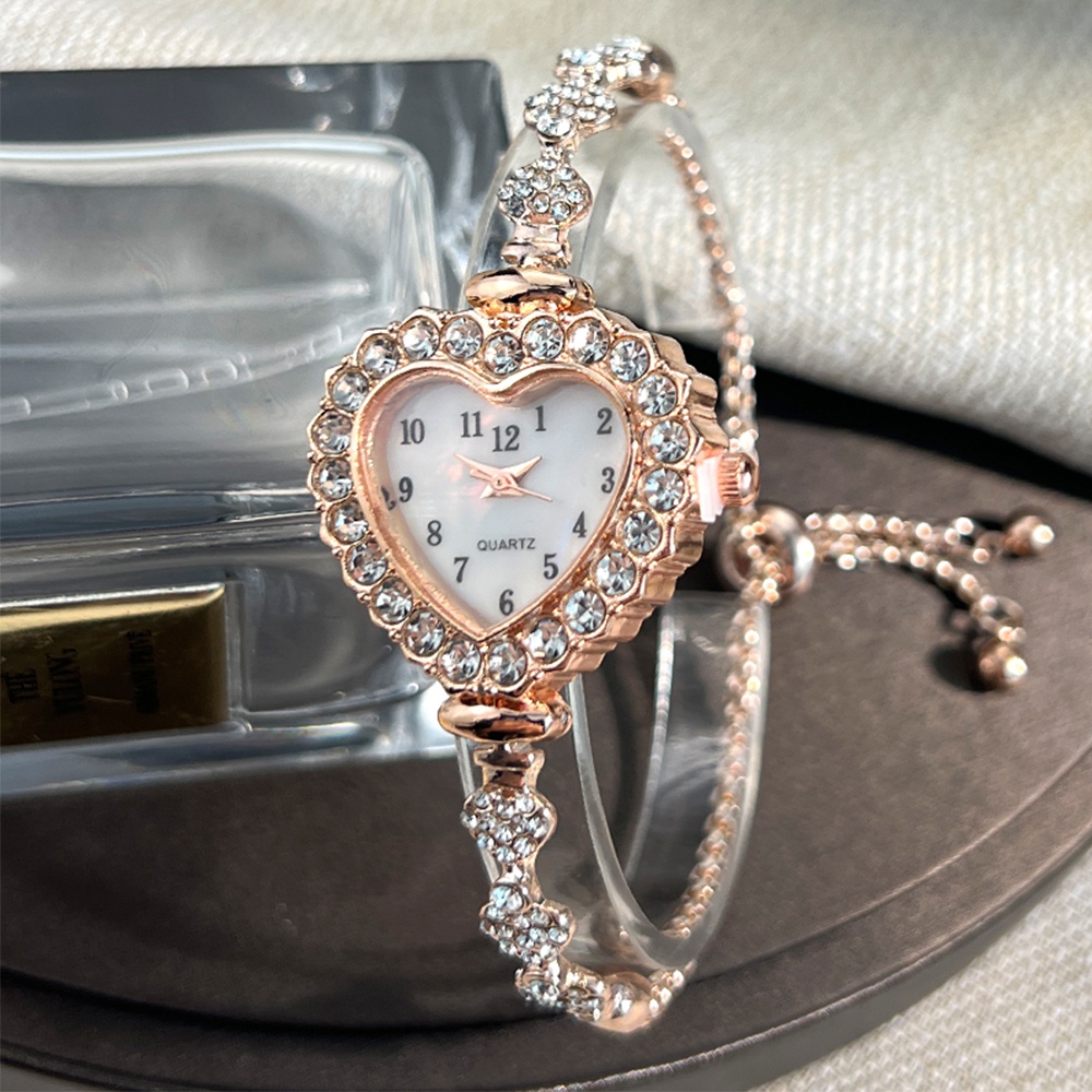 New Fashion Heart-shaped Ribbo - Jewelry Diamond Watches recensie en prijs