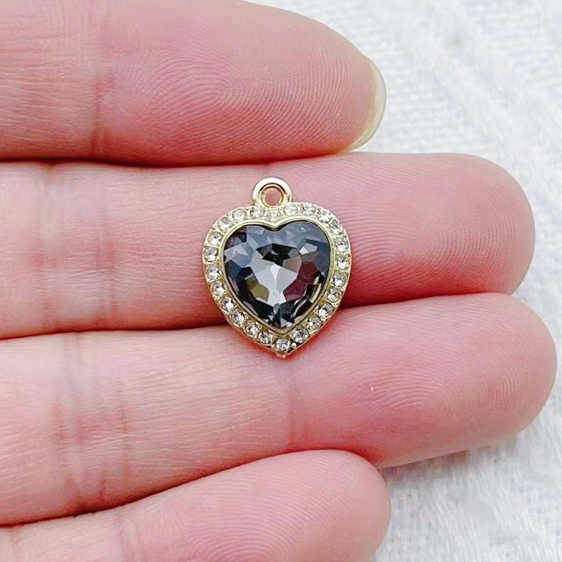 10pcs heart-shaped inlaid colo - Jewelry & Watches Sp Z Oo Ul Frezerów 3 recensie en prijs