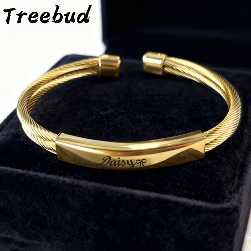 Treebud Custom Names Bangle fo - Cuff Bangle Bracelet recensie en prijs