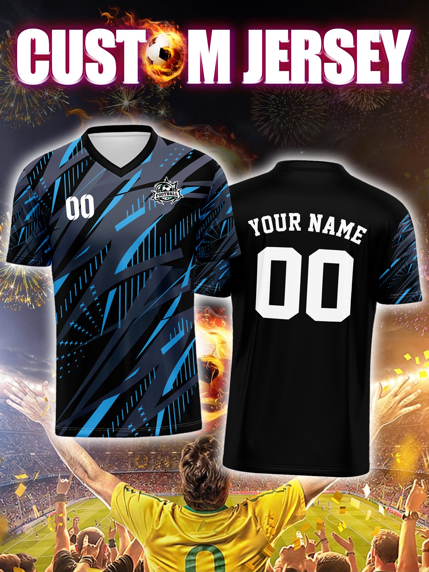 Custom Image Number Name Socce - Watches & Jewelry Tsukiu recensie en prijs
