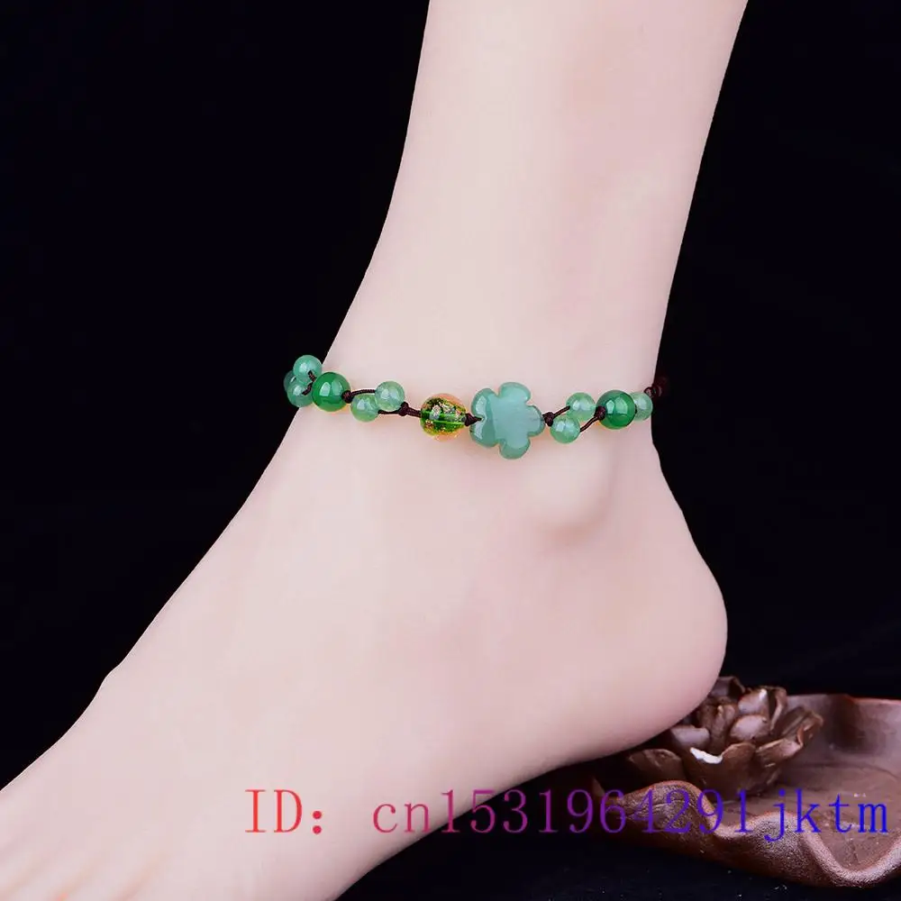 Jade Flower Anklets for Women  - Luxury Gifts Jewelry & Watches Namfleg Mostar recensie en prijs