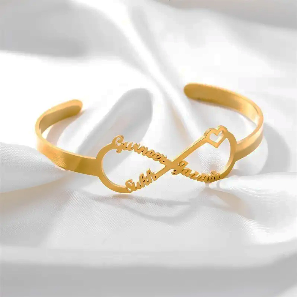 Haiyufly 3mm Wide Custom Name  - Cuff Bangle Bracelet recensie en prijs