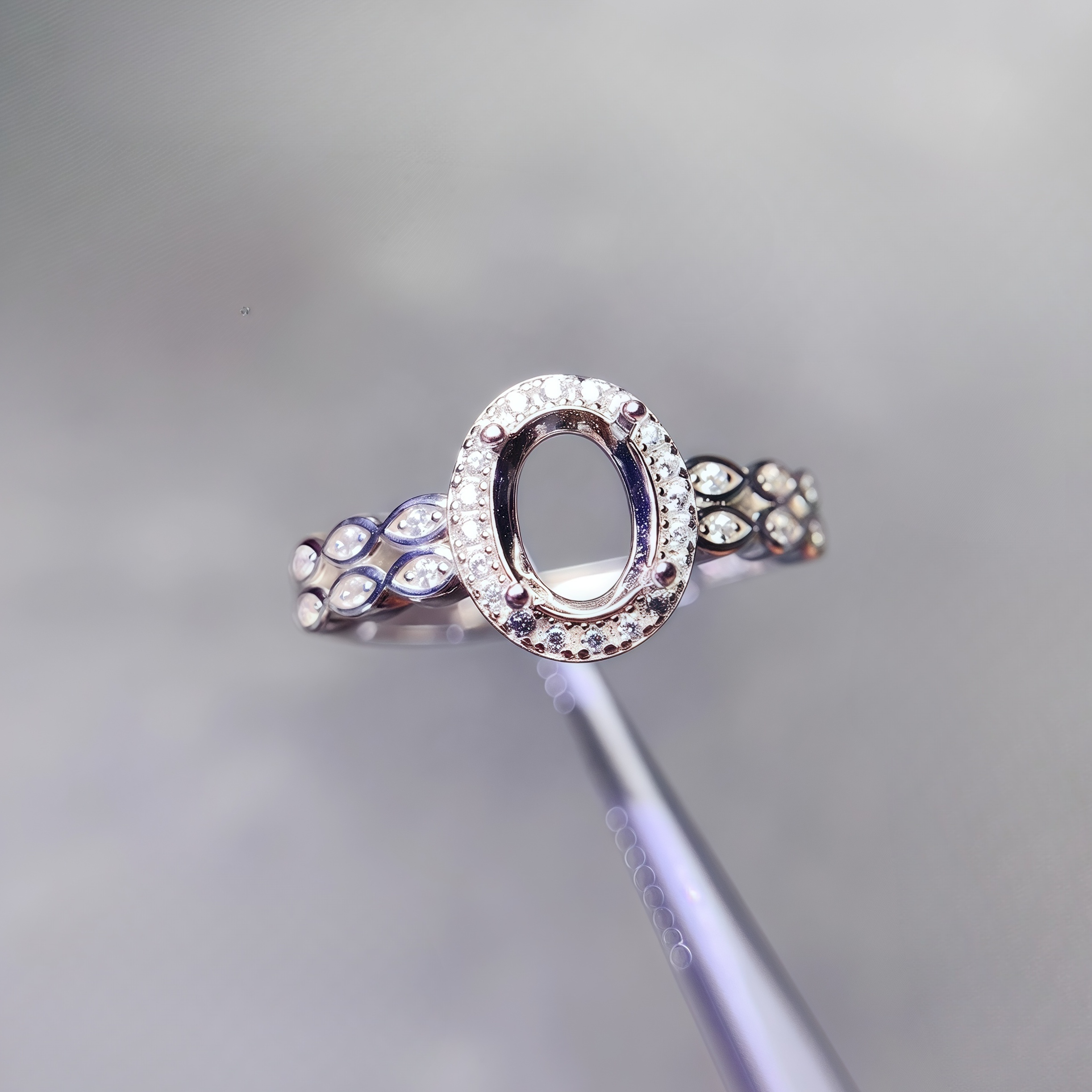 Setting 4*5/5*7mm Ellipse Ston - Sterling Silver Ring recensie en prijs