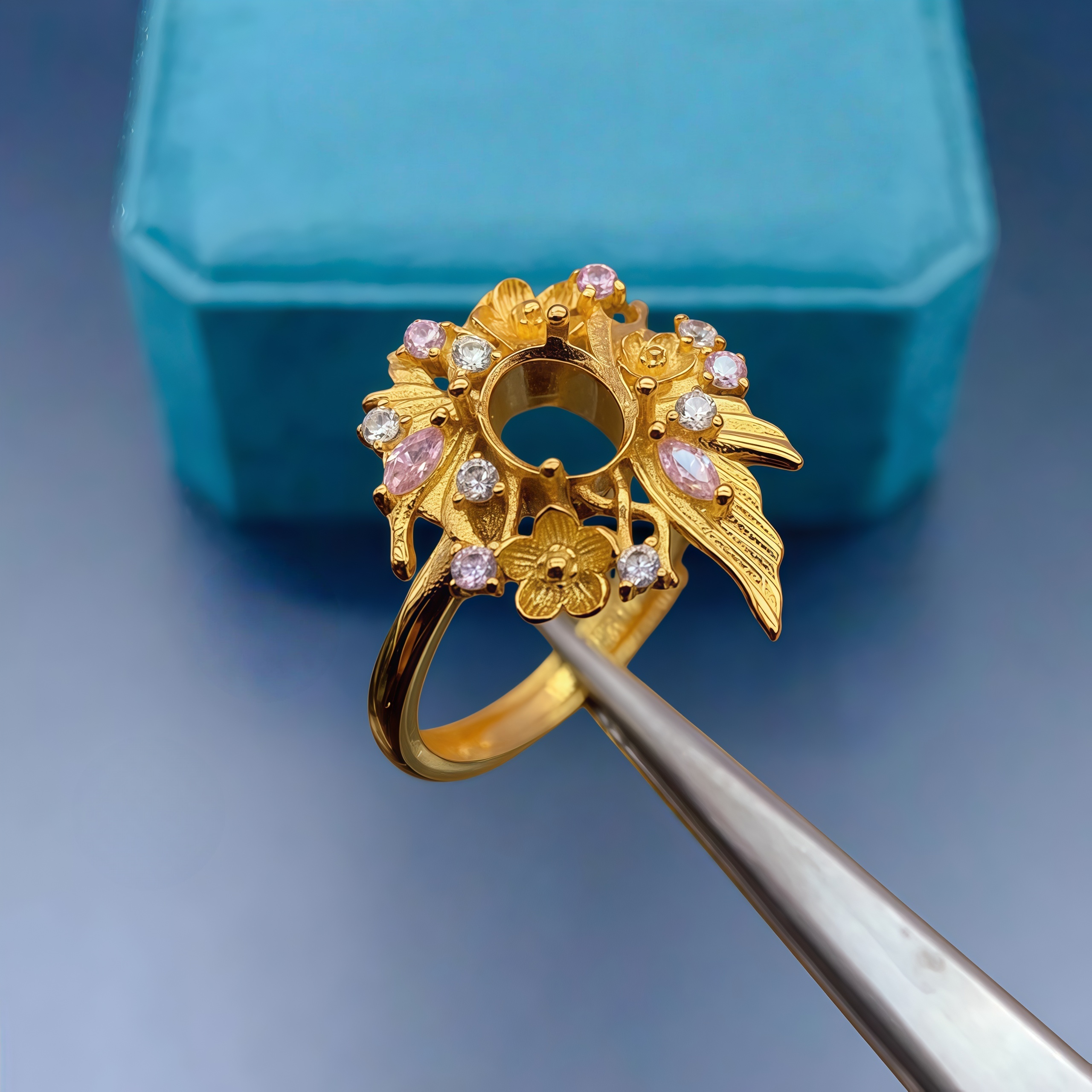 Fashion DIY Empty Ring Holder  - Sterling Silver Ring recensie en prijs