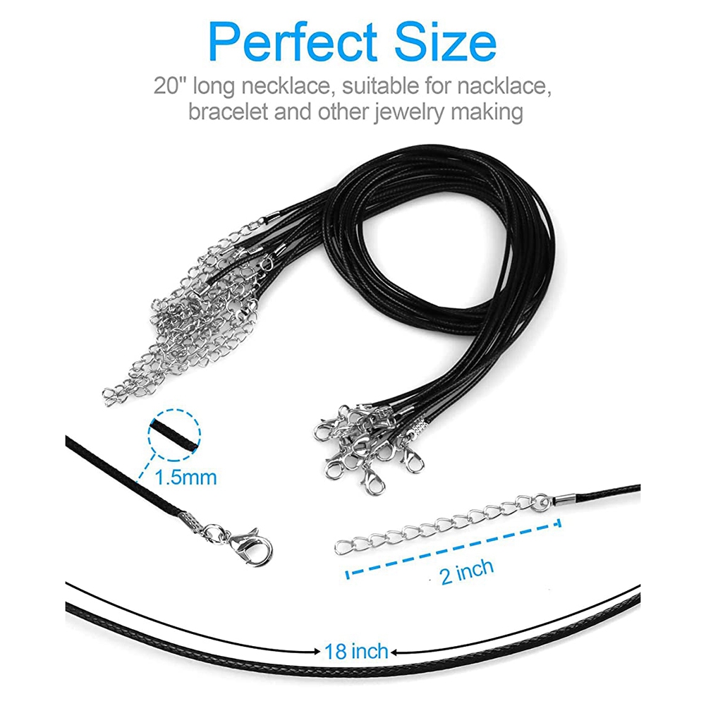 ABQR 24PCS Cord Necklace, 20 i - Jewelry & Watches Sp Z Oo Ul Frezerów 3 recensie en prijs