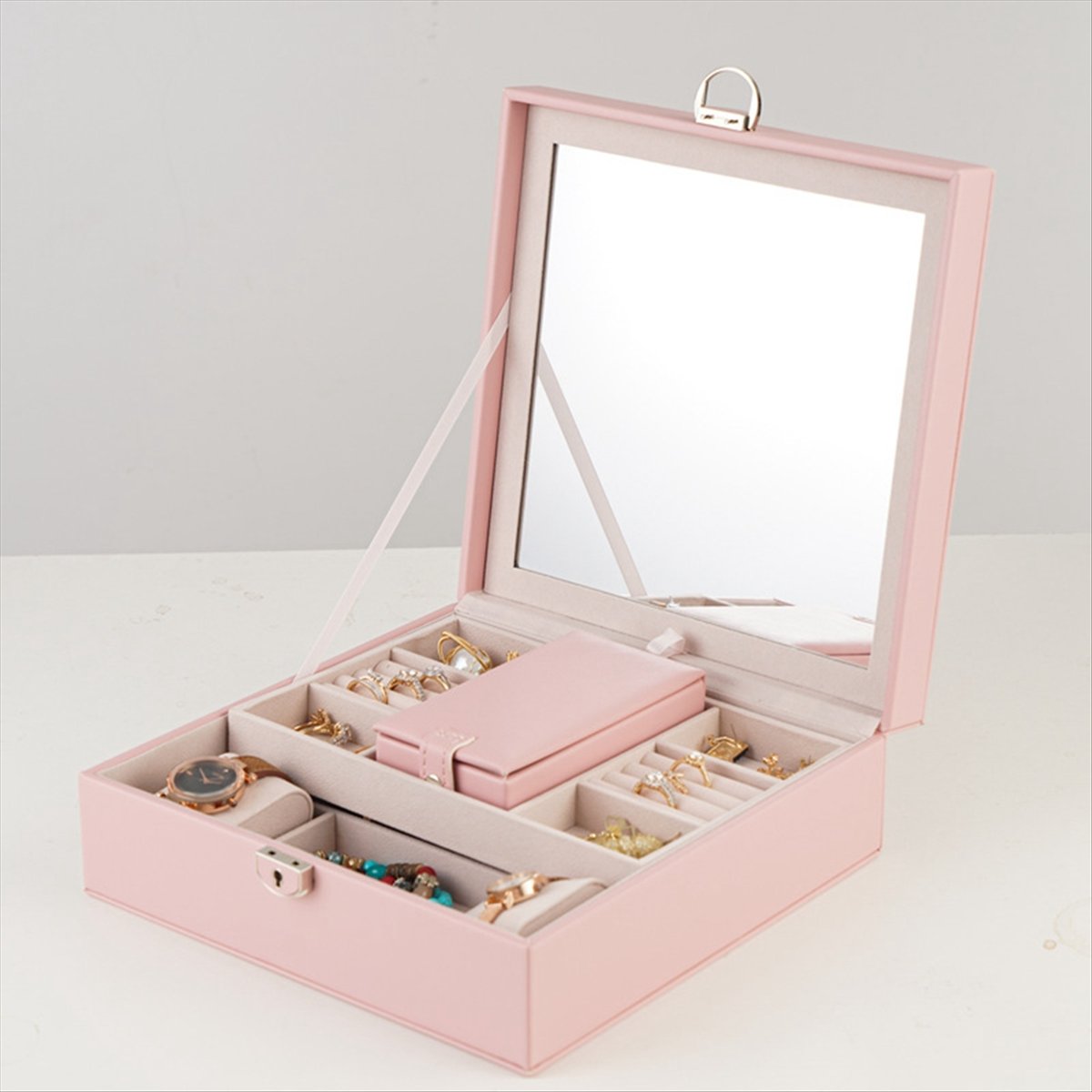 ABQR Girly Pink Jewelry Box Je - Jewelry & Watches Sp Z Oo Ul Frezerów 3 recensie en prijs