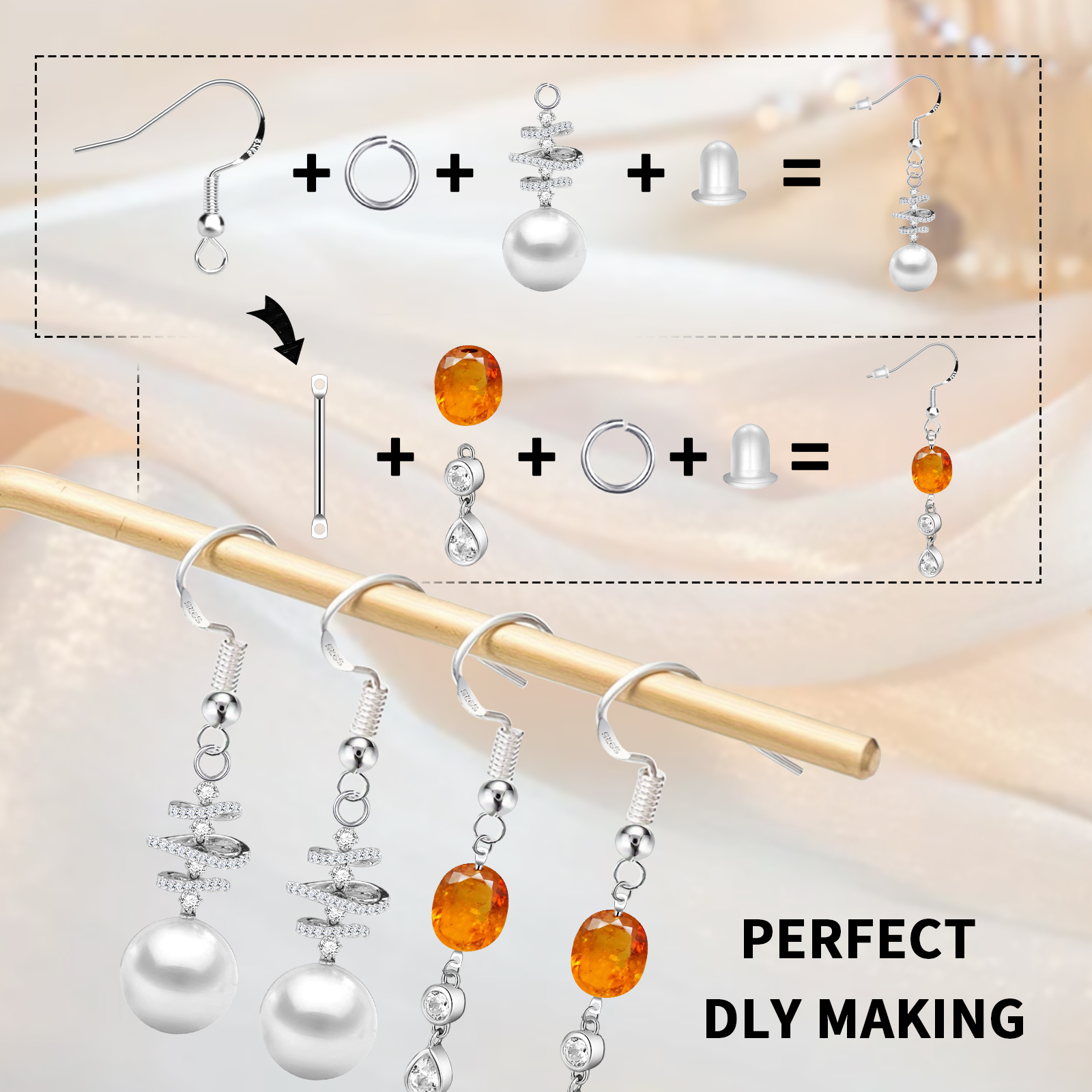925 Silver/Gold Plated Earring - Sterling Silver Ring recensie en prijs