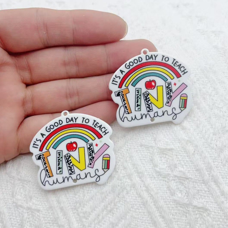 10pcs Teacher's Day Acrylic Do - Jewelry & Watches Sp Z Oo Ul Frezerów 3 recensie en prijs