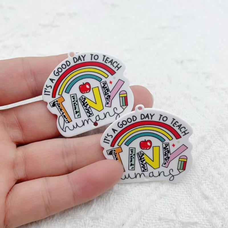 10pcs Teacher's Day Acrylic Do - Jewelry & Watches Sp Z Oo Ul Frezerów 3 recensie en prijs