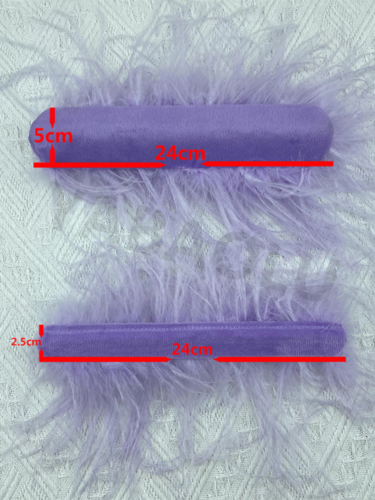 Natural Ostrich Feather Wrist  - Cuff Bangle Bracelet recensie en prijs