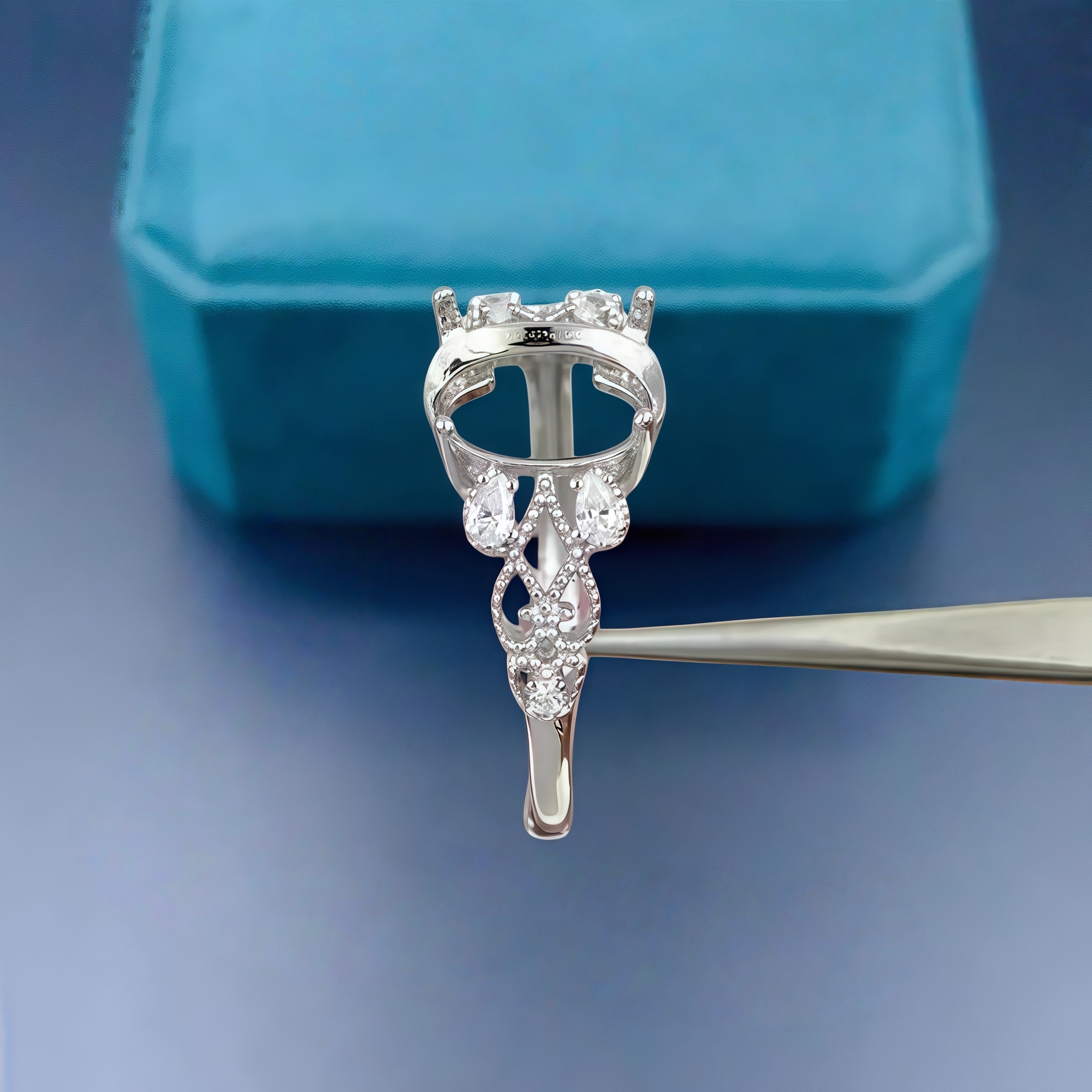 DIY Empty Ring Holder S925 Ste - Sterling Silver Ring recensie en prijs