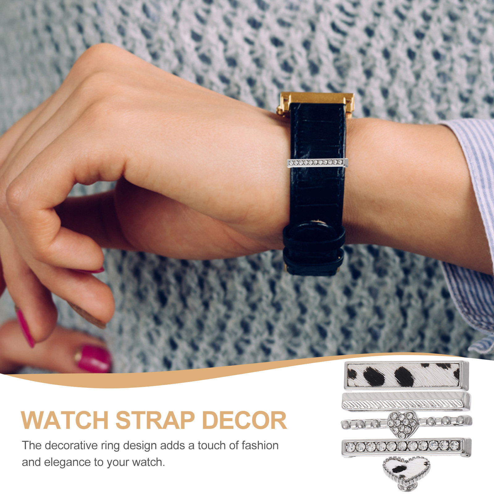 1Set Band Charms Metal Decorat - Jewelry Y Watches recensie en prijs