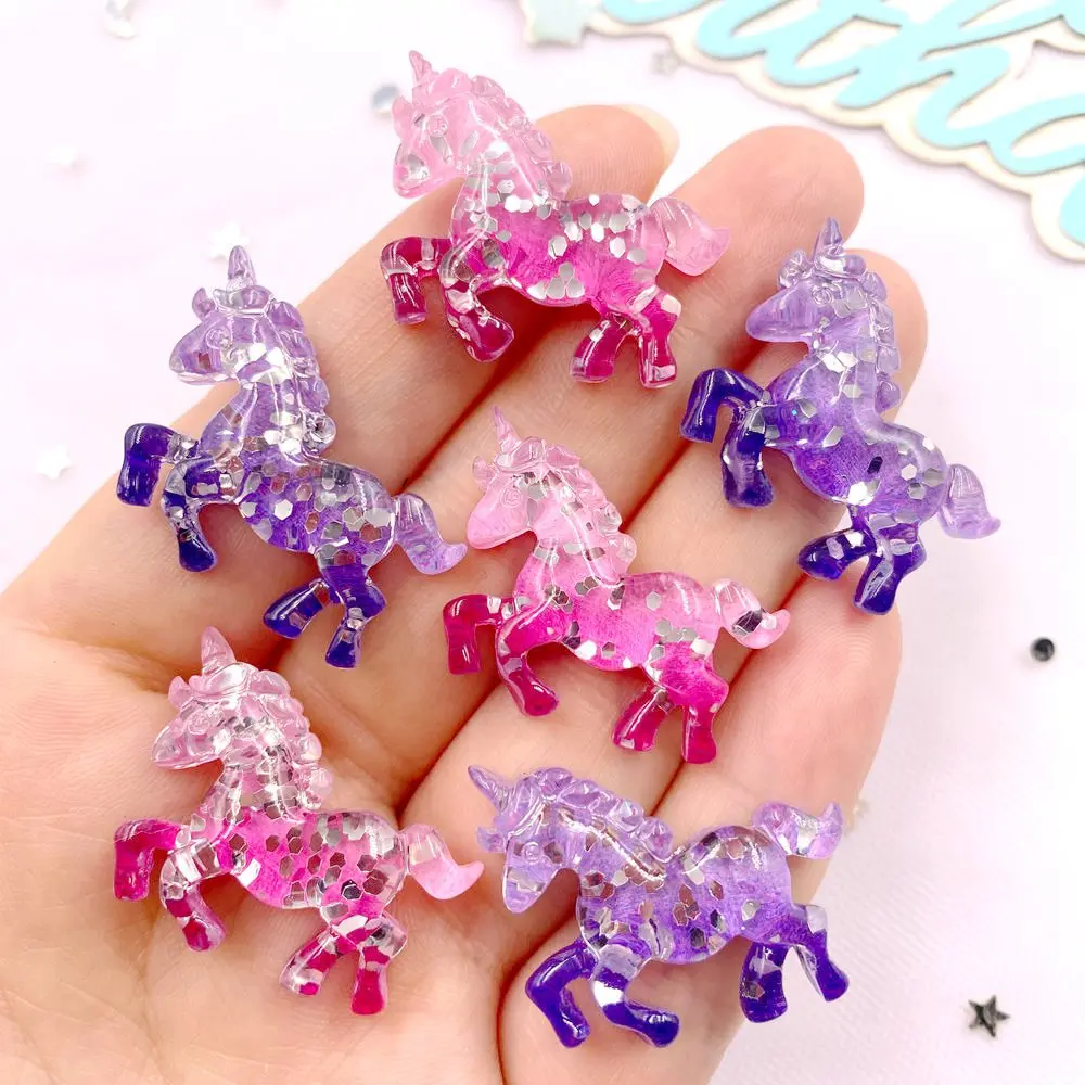 6PCS Colorful Resin Glitter 3D - Paradise Jewelry & Watches Llc Miami Photos recensie en prijs