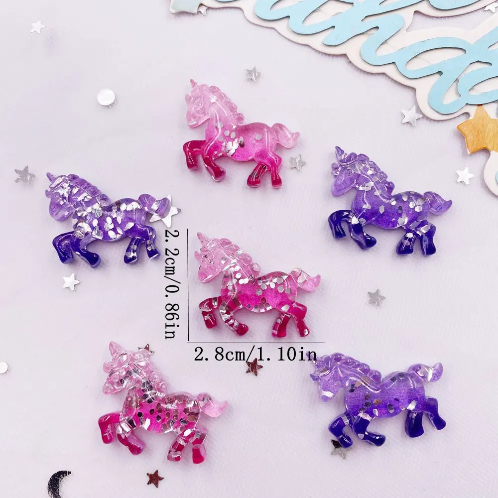6PCS Colorful Resin Glitter 3D - Paradise Jewelry & Watches Llc Miami Photos recensie en prijs