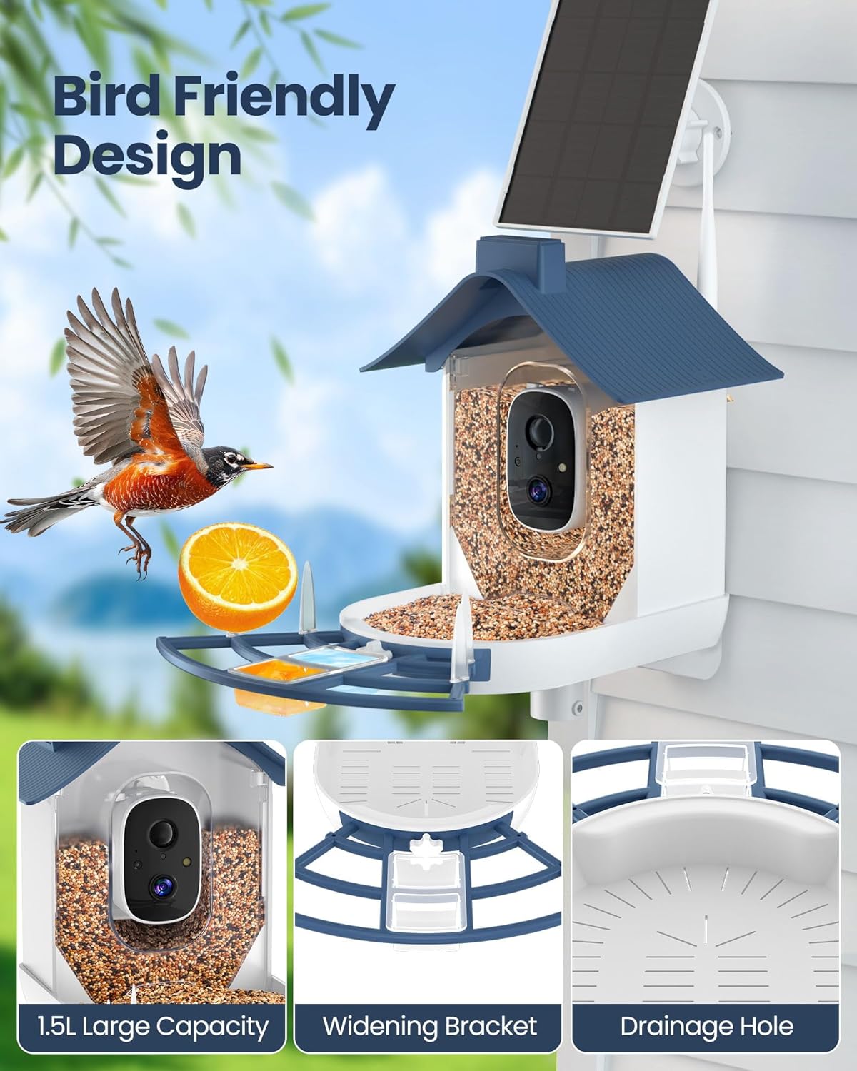 Smart Bird Feeder with Camera, - Watches & Jewelry Tsukiu recensie en prijs