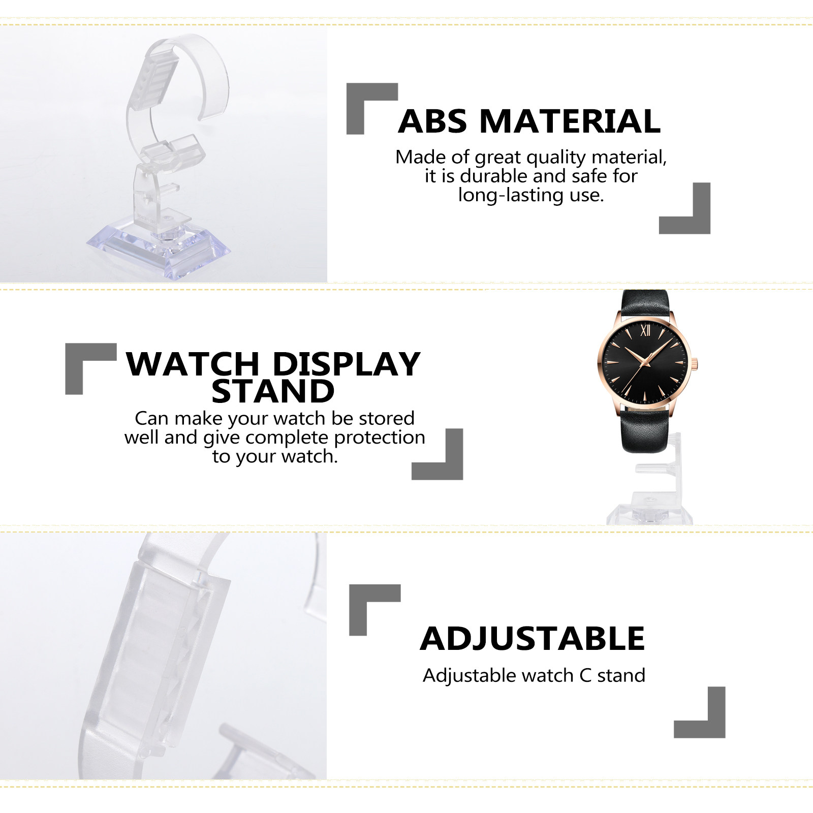 10Pcs Watch Display Stand Plas - Jewellery Watches recensie en prijs