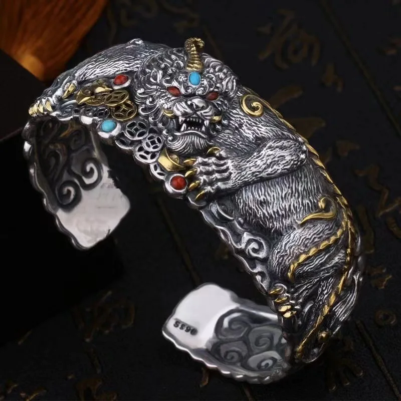 Lucky Pixiu Tiger Bracelet Nat - Cuff Bangle Bracelet recensie en prijs