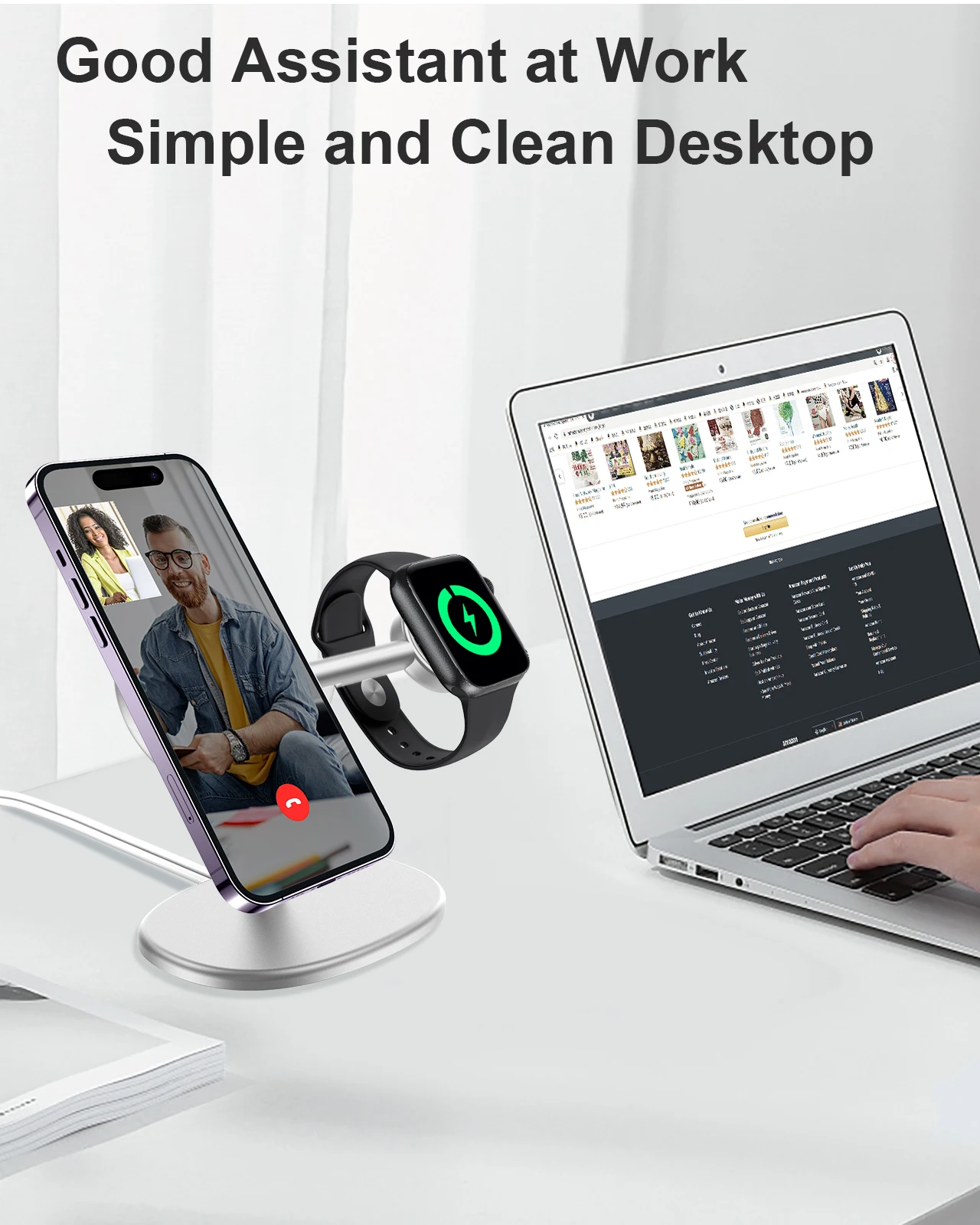 EWA 2-in-1 Desktop Phone Stand - Watches & Jewelry Tsukiu recensie en prijs