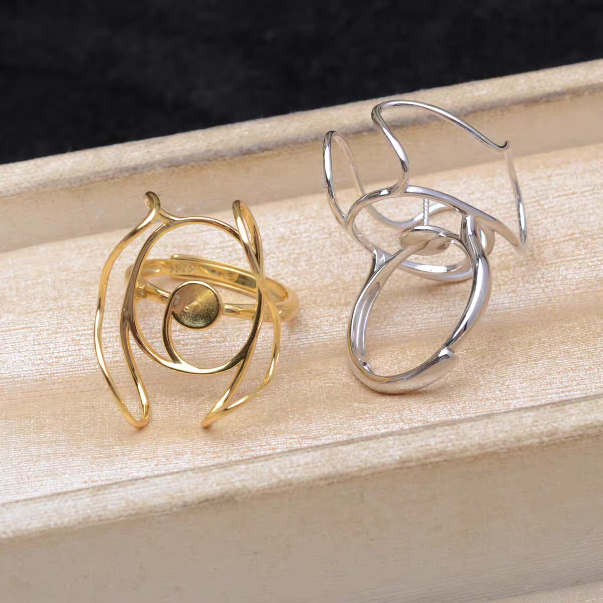 S925 Sterling Silver Adjustabl - Sterling Silver Ring recensie en prijs