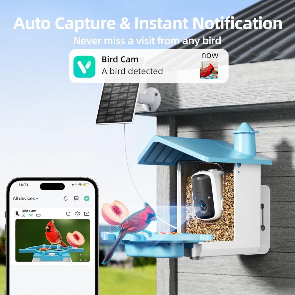 Bird Feeder with Camera for Ou - Watches & Jewelry Tsukiu recensie en prijs