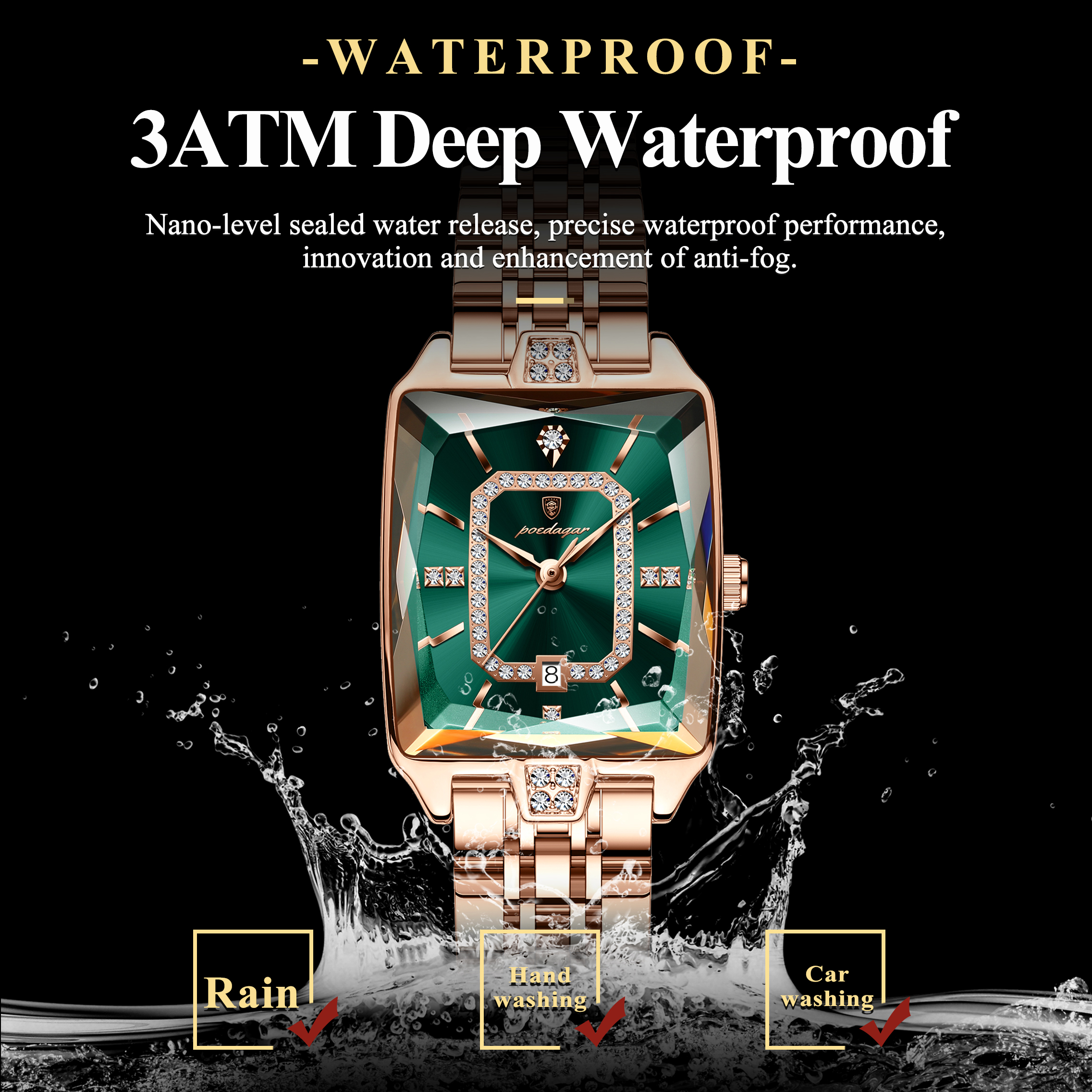 POEDAGAR Luxury Woman Watch Wa - High Jewelry Watches recensie en prijs