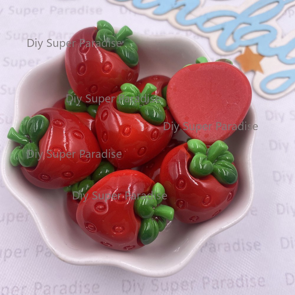 8PCS Resin Kawaii Colorful Red - Paradise Jewelry & Watches Llc Miami Photos recensie en prijs