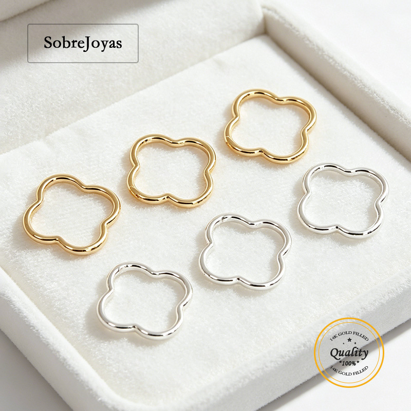 10mm Four-Leaf Clover Jump Rin - Sterling Silver Ring recensie en prijs