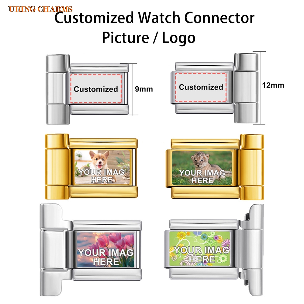 1 pair Picture Logo Customized - Jewelry Making Watches recensie en prijs