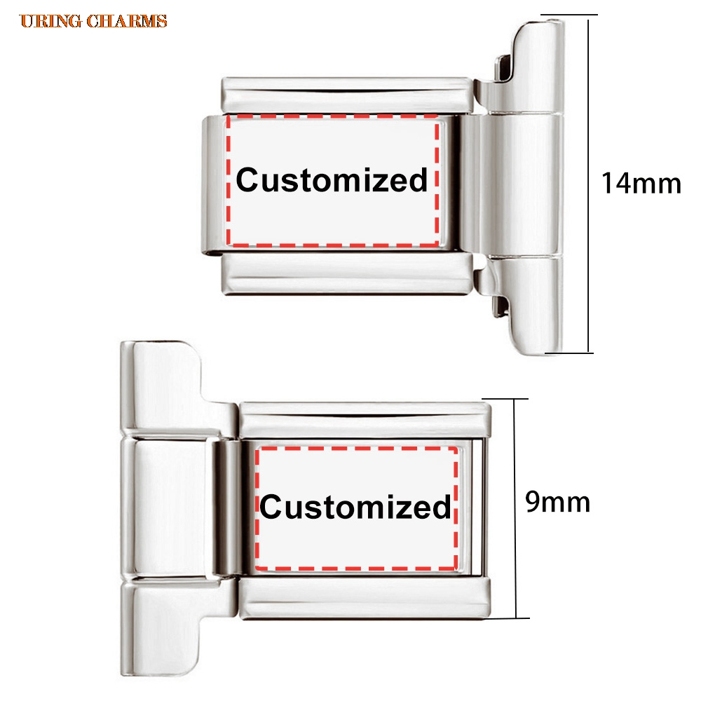 1 pair Picture Logo Customized - Jewelry Making Watches recensie en prijs