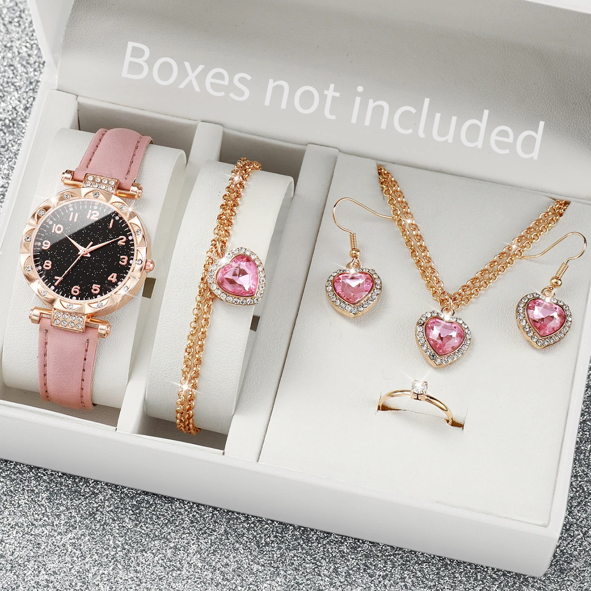 6 Pcs/set Fashion Starry Sky W - Jewelry Diamond Watches recensie en prijs