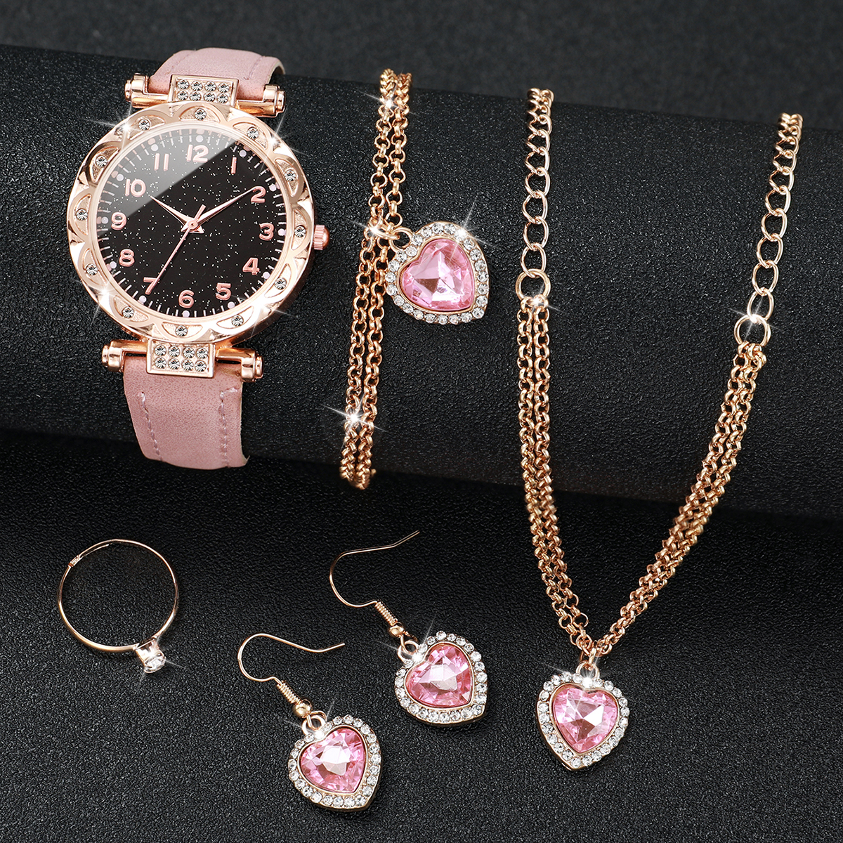 6 Pcs/set Fashion Starry Sky W - Jewelry Diamond Watches recensie en prijs