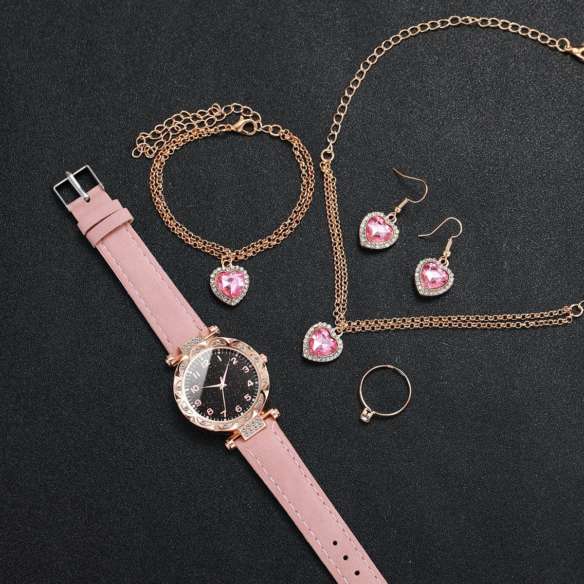 6 Pcs/set Fashion Starry Sky W - Jewelry Diamond Watches recensie en prijs