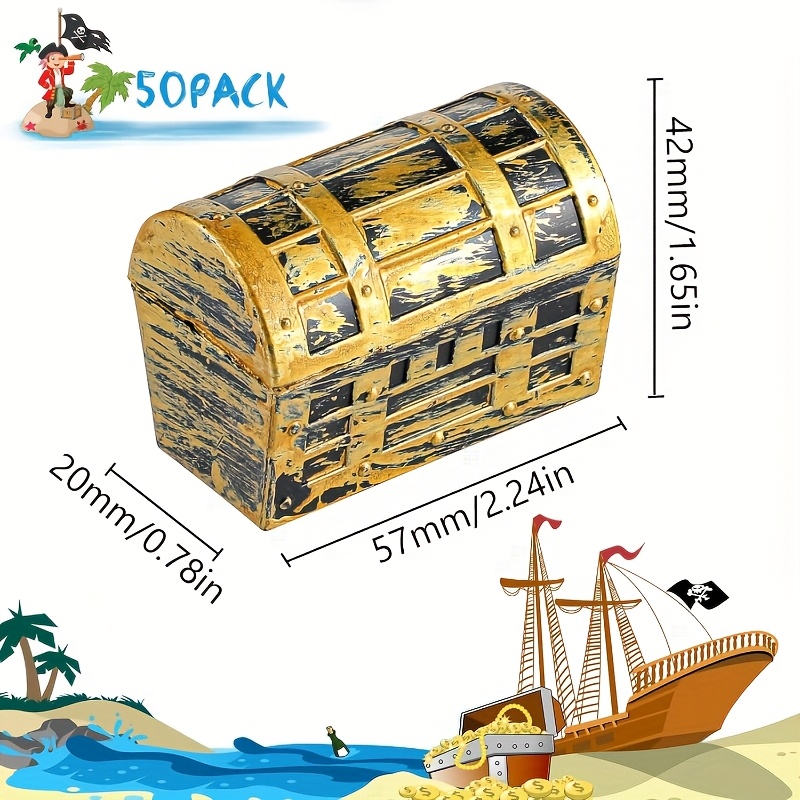 24/50pcs Halloween Pirate Trea - Jewelry & Watches Sp Z Oo Ul Frezerów 3 recensie en prijs