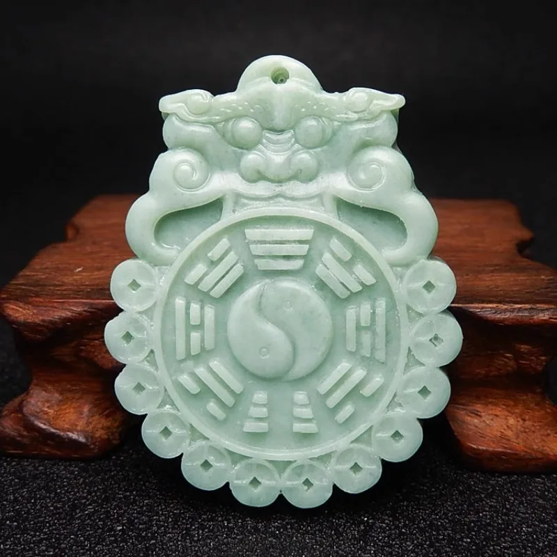 Green Real Jade Tai Chi Pendan - Luxury Gifts Jewelry & Watches Namfleg Mostar recensie en prijs