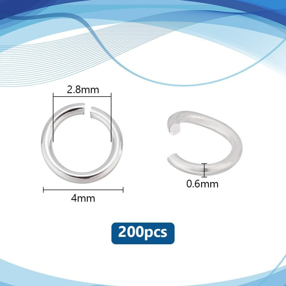 200pcs 925 Sterling Silver Pla - Sterling Silver Ring recensie en prijs