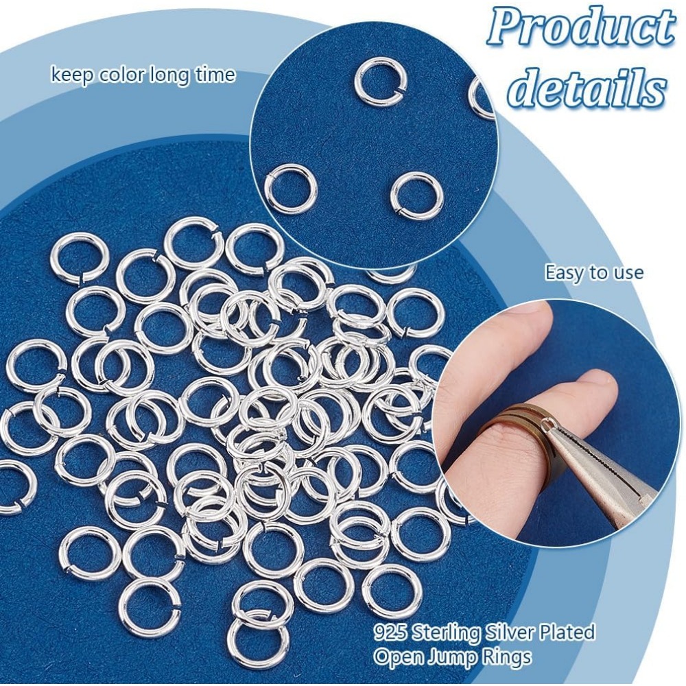 200pcs 925 Sterling Silver Pla - Sterling Silver Ring recensie en prijs