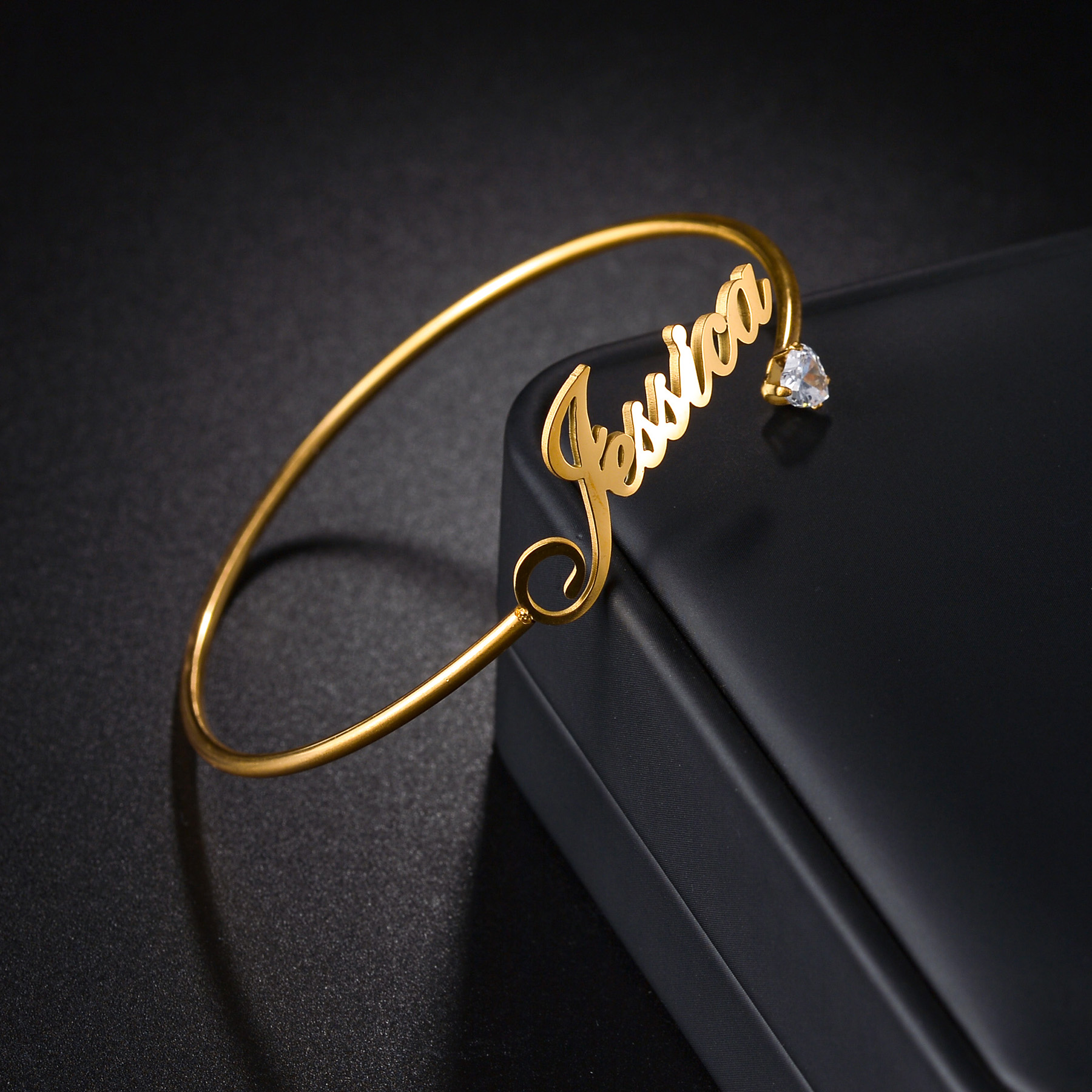 Atoztide Personalized Custom N - Cuff Bangle Bracelet recensie en prijs