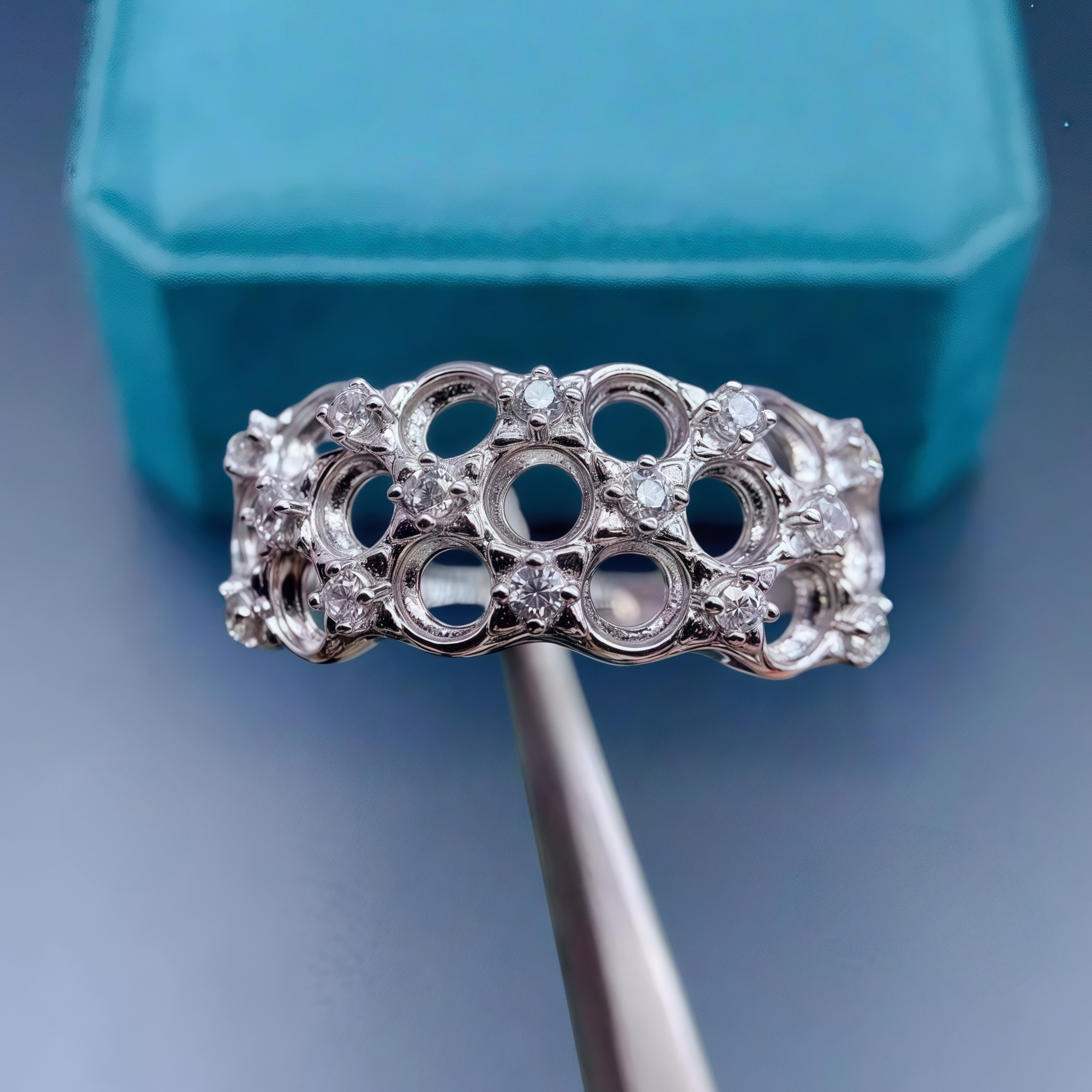 Setting 3mm Round Stone Fashio - Sterling Silver Ring recensie en prijs
