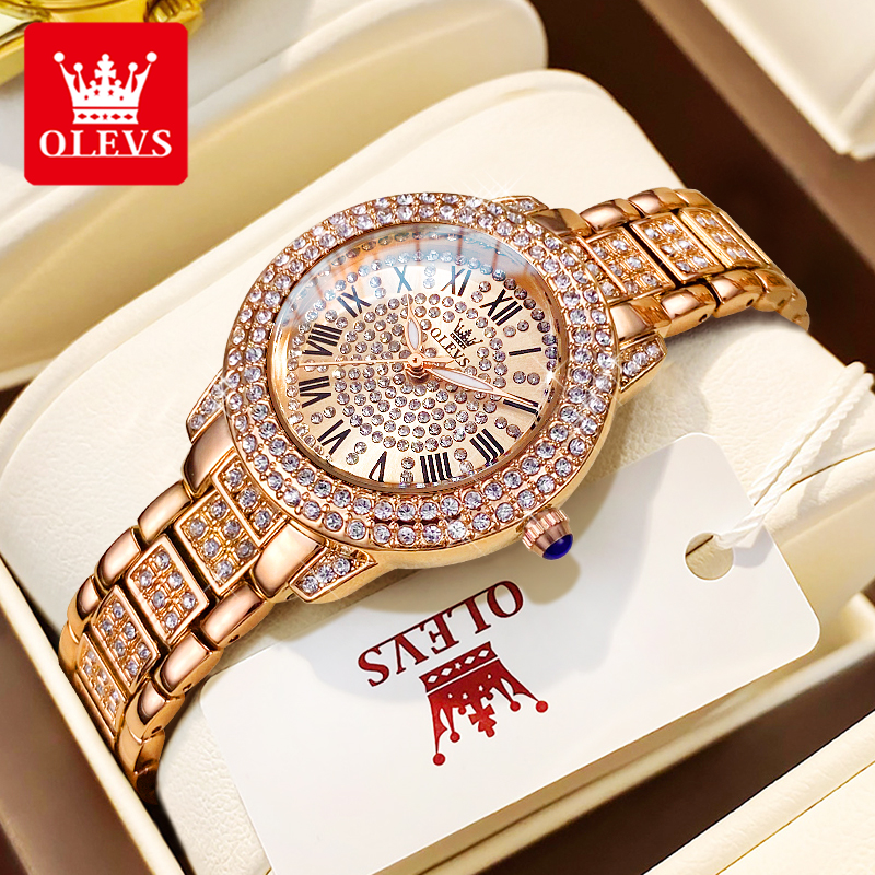 OLEVS 9943 Luxury All Diamond  - Jewelry Diamond Watches recensie en prijs